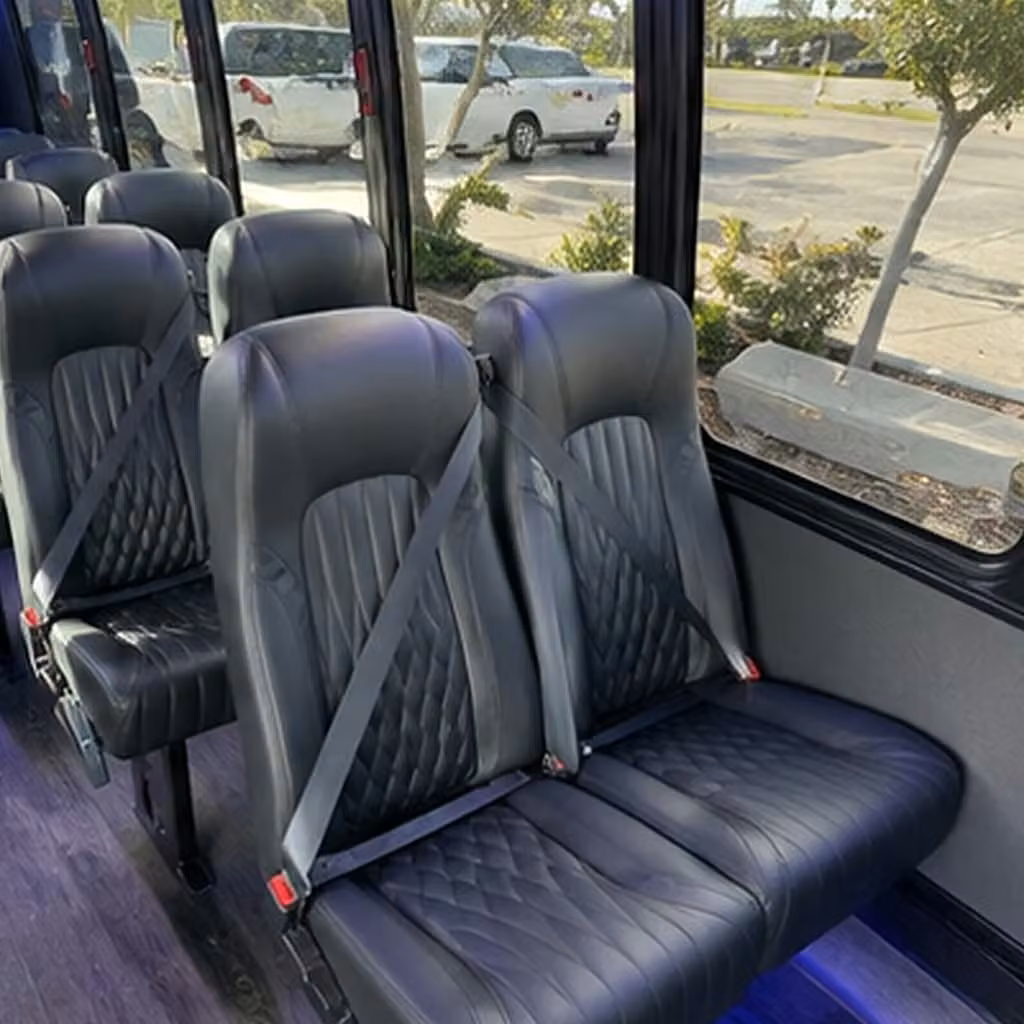 25 passenger minibus inside