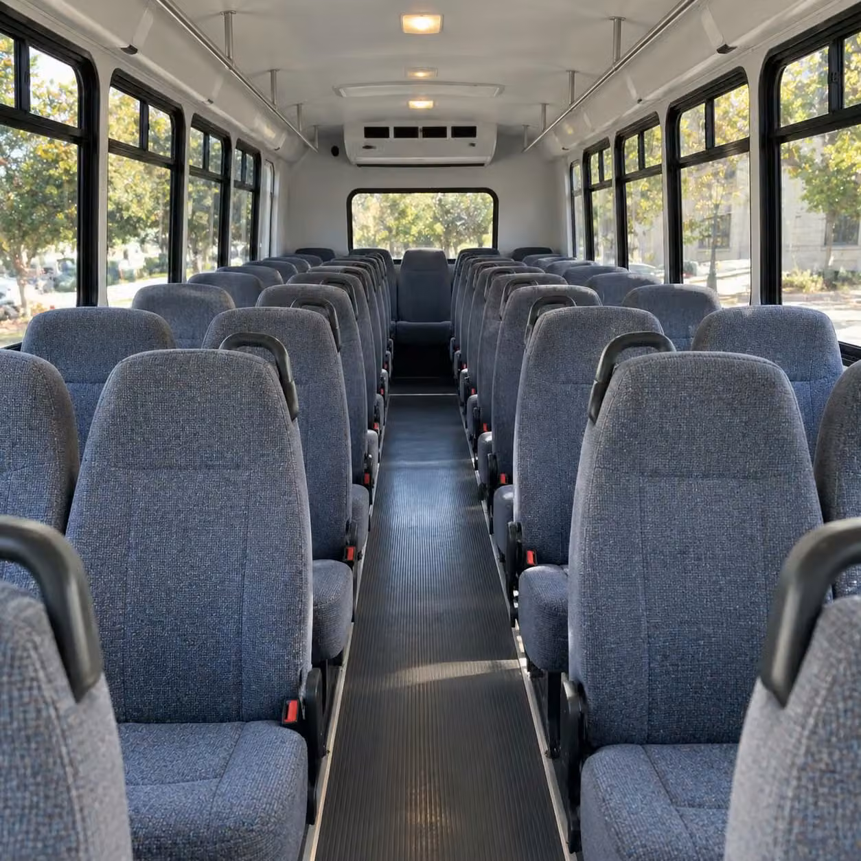 28 passenger minibus inside
