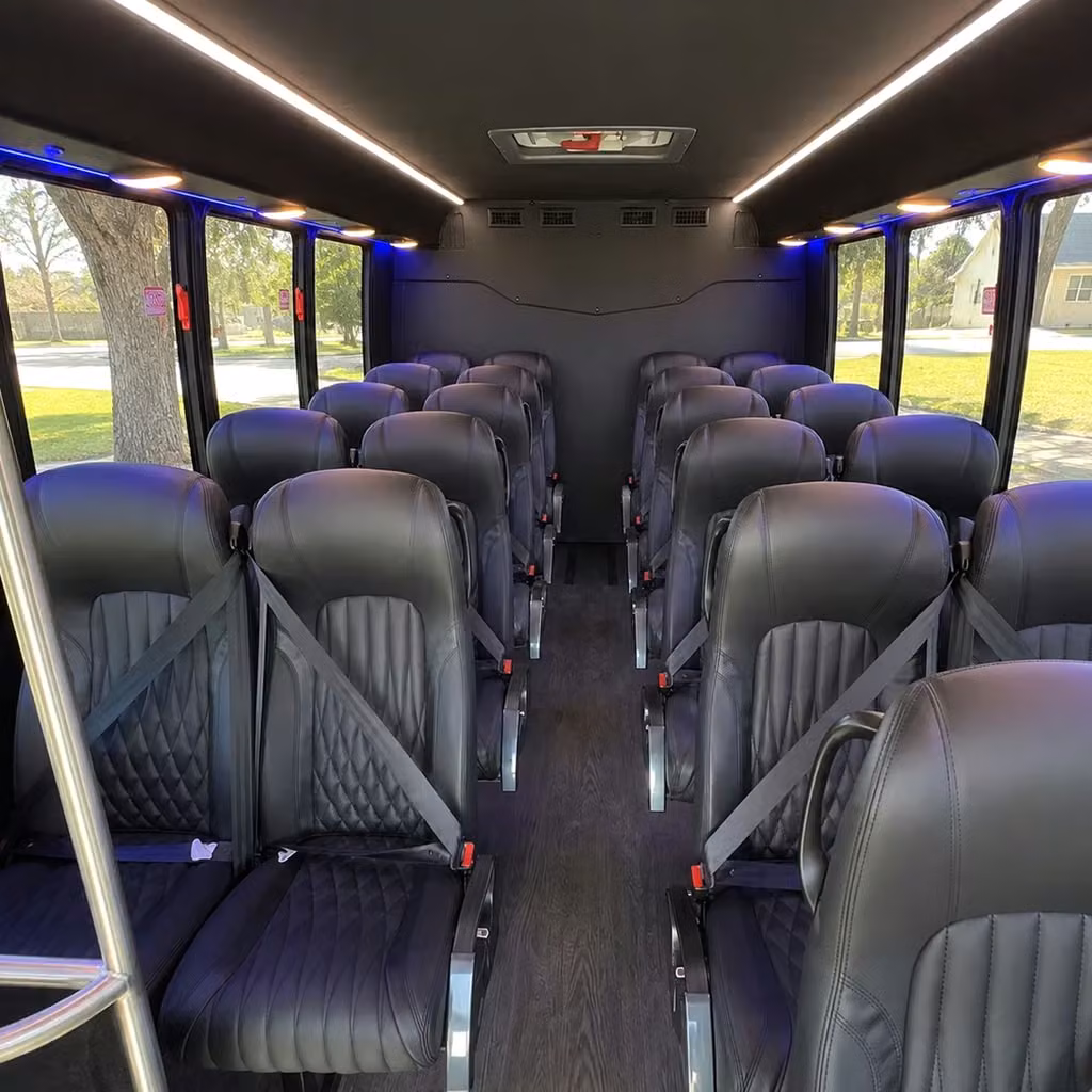 30 passenger minibus interior