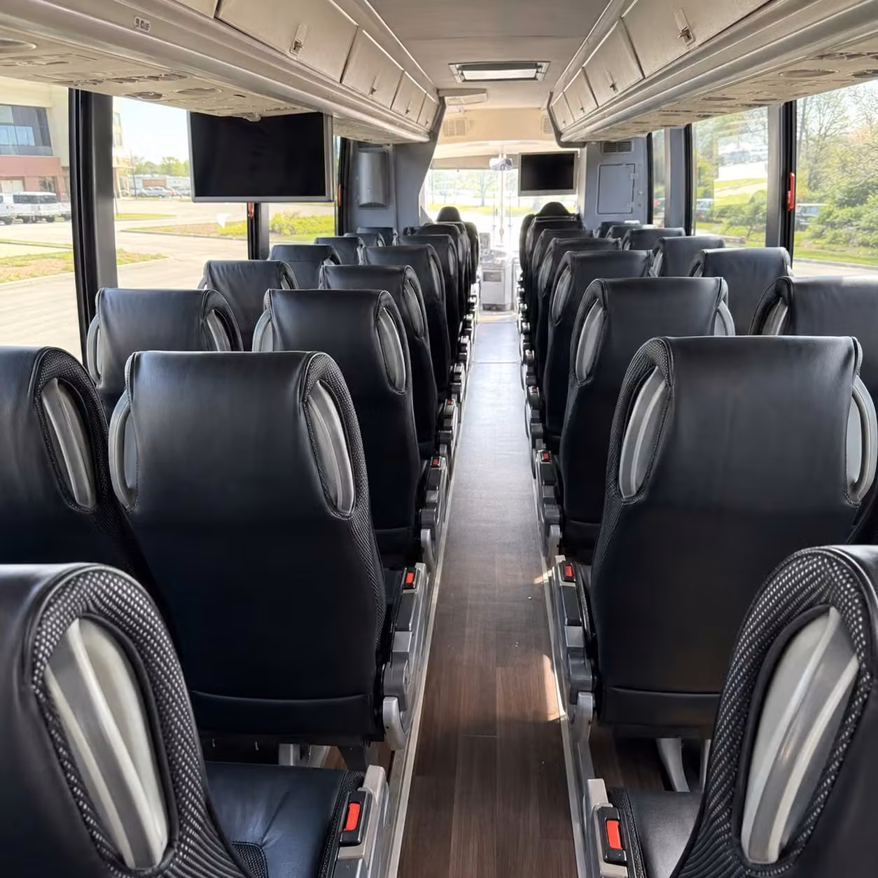 staten island charter bus rental interior
