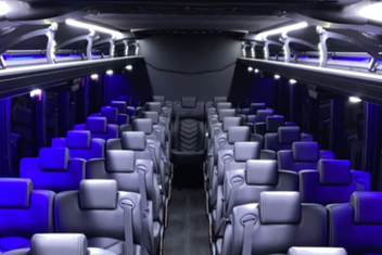 Staten Island Charter Bus Interior